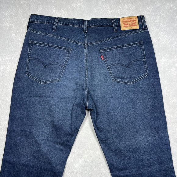 Levis Jeans Mens Size 44 Dark Blue 559 Relaxed Straight Fit Denim Pocket - Picture 9 of 12